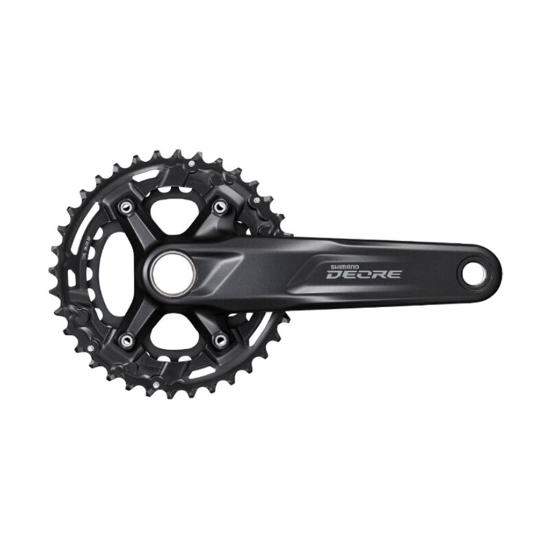 SHIMANO Center Deore FC-M4100 175mm 36/26z. 10-k. črna Dvodelna