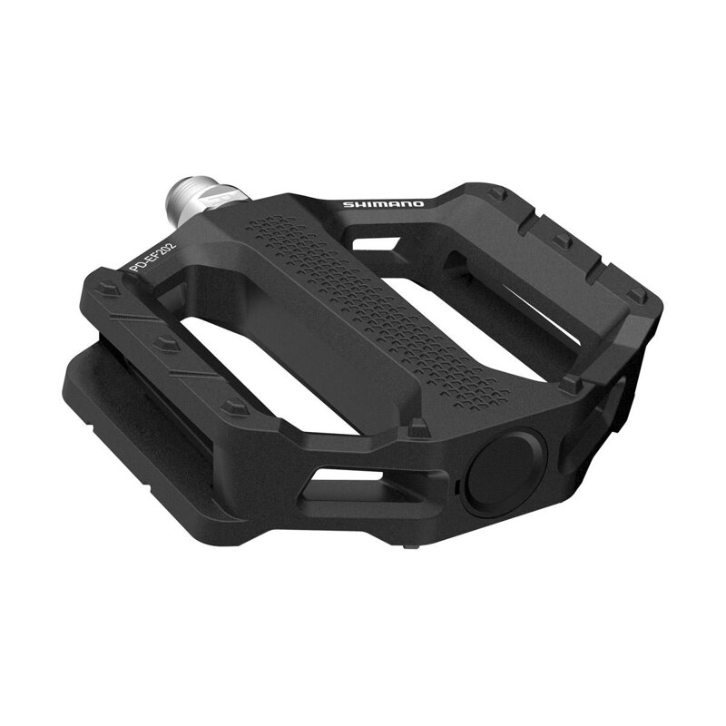 SHIMANO Pedala MTB Flat PD-EF202 črna SHIMANO Pedala MTB Flat PD-EF202 črna