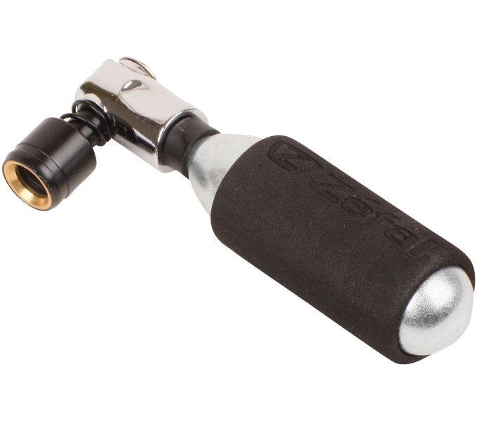 ZÉFAL Črpalka EZ BIG SHOT CO2 črna/srebrna +16g ZÉFAL Črpalka EZ BIG SHOT CO2 črna/srebrna +16g