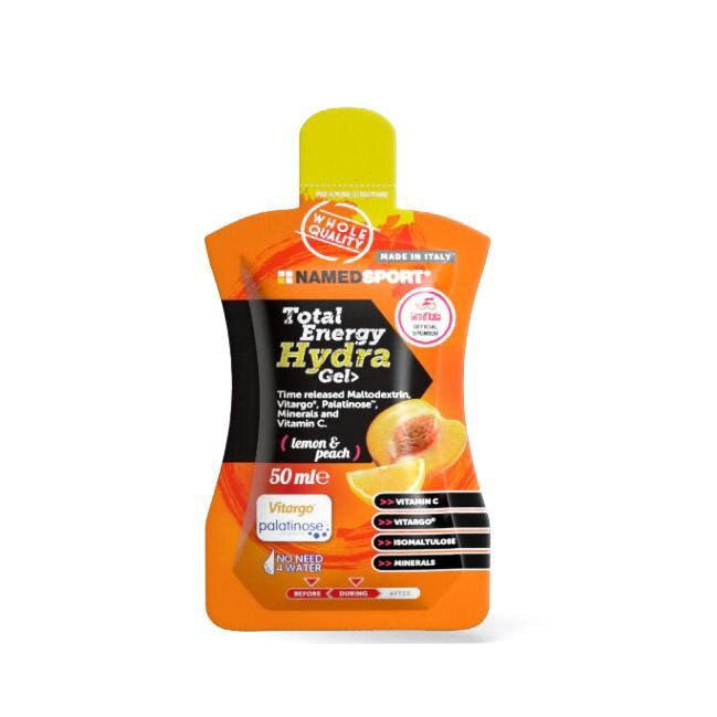 NAMEDSPORT Gel TOTAL ENERGY HYDRA limona-breskev 50 ml NAMEDSPORT Gel TOTAL ENERGY HYDRA limona-breskev 50 ml