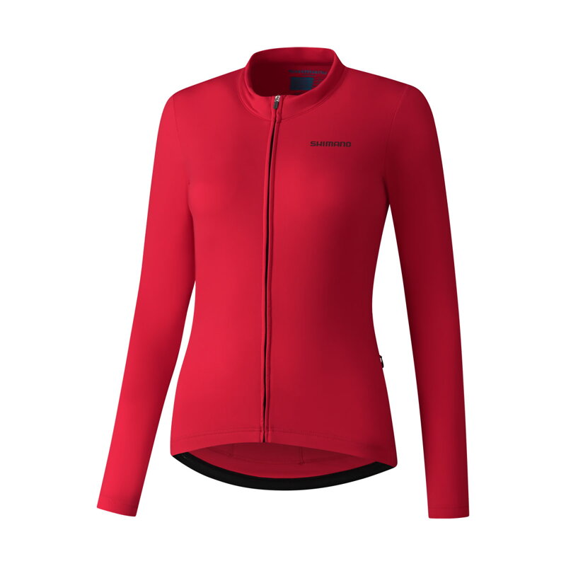 SHIMANO Ženska majica KAEDE THERMAL LONG rdeča SHIMANO Ženska majica KAEDE THERMAL LONG rdeča