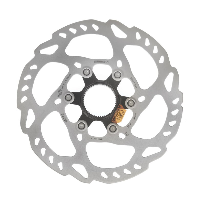 SHIMANO Zavorni disk SM-RT70 180 mm Center Lock Ice Tech (zunanje zategnjen) SHIMANO Zavorni disk SM-RT70 180 mm Center Lock Ice Tech (zunanje zategnjen)