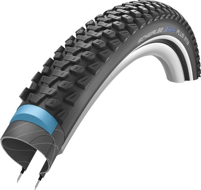 SCHWALBE pnevmatika MARATHON PLUS MTB (60-622) 29x2.35 Performance 67EPI Smart DualGuard 1390g Black reflex