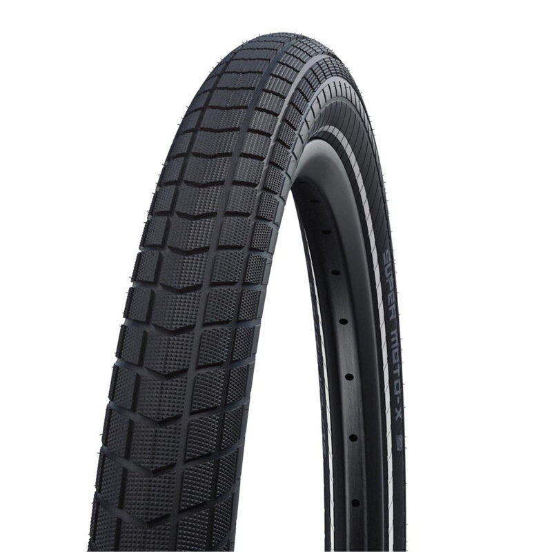 SCHWALBE Pnevmatika SUPER MOTO-X (62-406) 20x2.40 Performance 67EPI GreenGuard 820g Black reflex