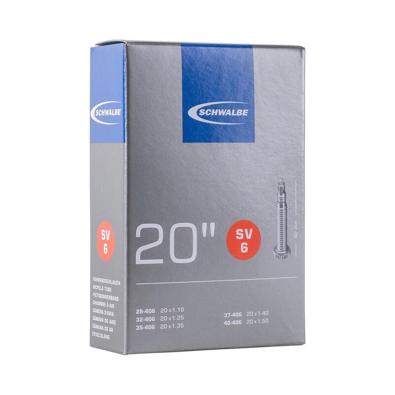 SCHWALBE Zračnica SV6 20x1.1/1.50 FV 40mm (28/40-406) 95g