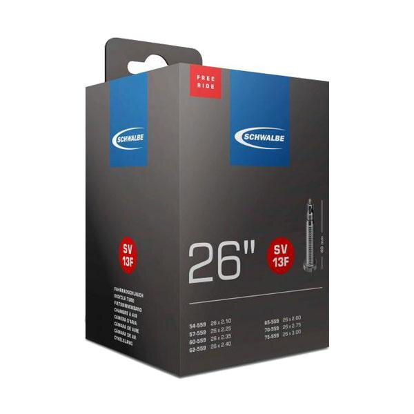SCHWALBE Tube SV13F 26x2.10/3.00 40mm (54/75-559) 185g freeride
