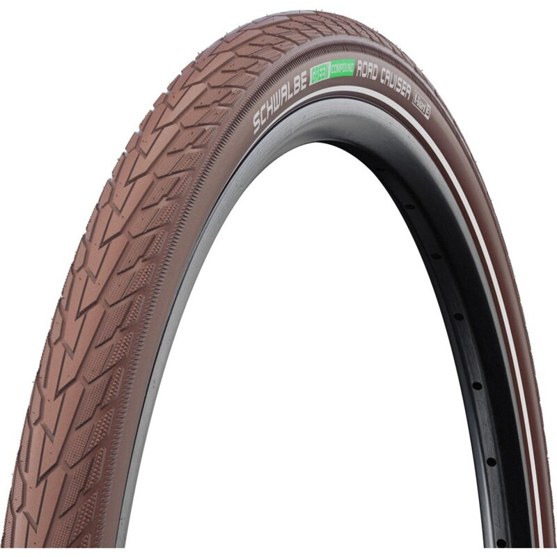 SCHWALBE Guma ROAD CRUISER (47-622) 28x1.75 Active 50EPI K-Guard 800g Coffe reflex