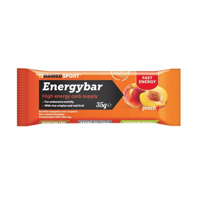 NAMEDSPORT Ploščica ENERGYBAR breskev 35g