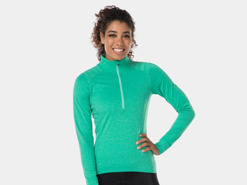 Bontrager Vella WSD Green Thermal Jersey z dolgimi rokavi Bontrager Vella WSD Green Thermal Jersey z dolgimi rokavi