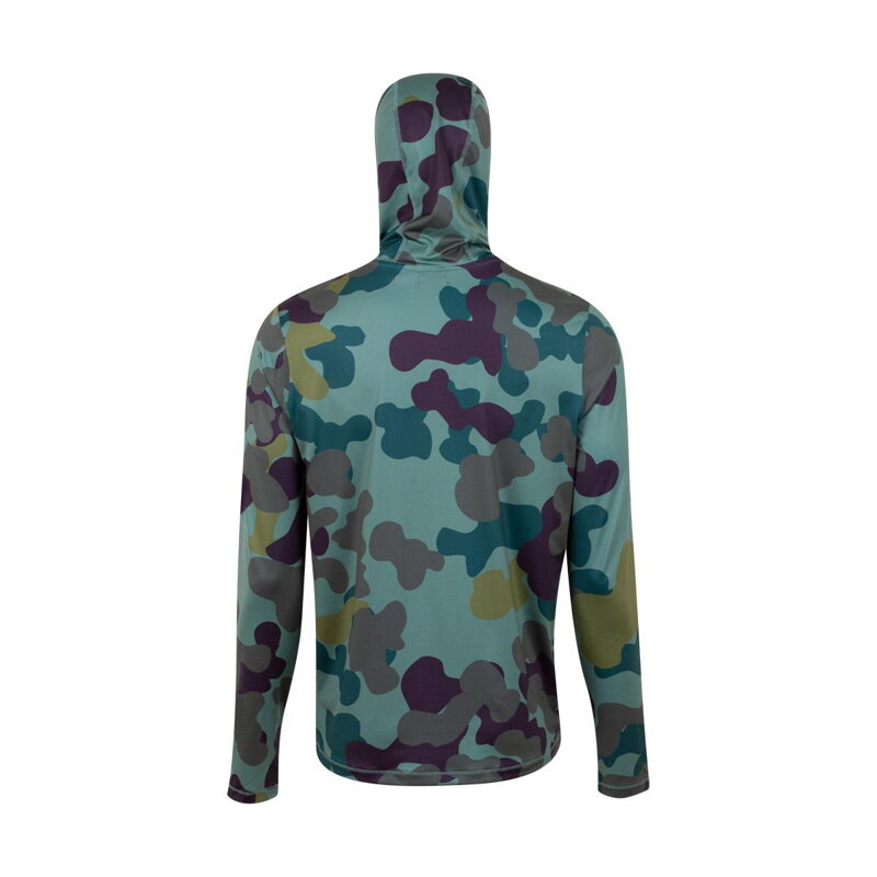 PEARL IZUMI majica s kratkimi rokavi MIDLAND GRAPHIC LS PULOVER HOODIE zelena F22 PEARL IZUMI majica s kratkimi rokavi MIDLAND GRAPHIC LS PULOVER HOODIE zelena F22