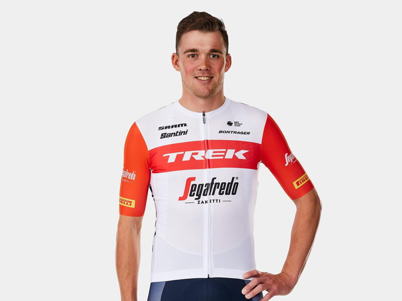 Bontrager Jersey Santini Trek Segafredo Replica white red/ Velikost: XL